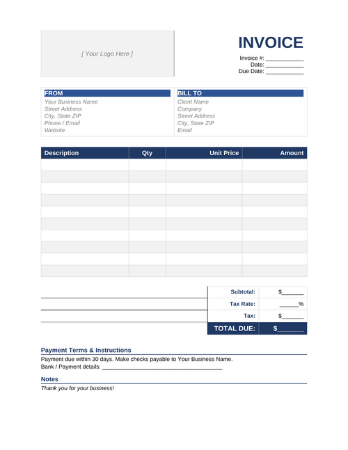 Invoice Template